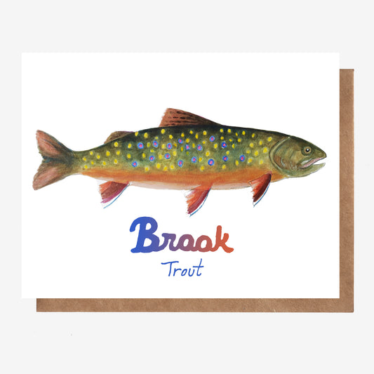 Brook Trout 2 Card