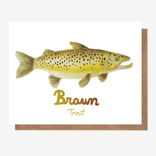 Brown Trout Card